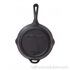 Camp Chef Pre-Seasoned 12 Cast Iron Skillet with Raised Ribs 550382396